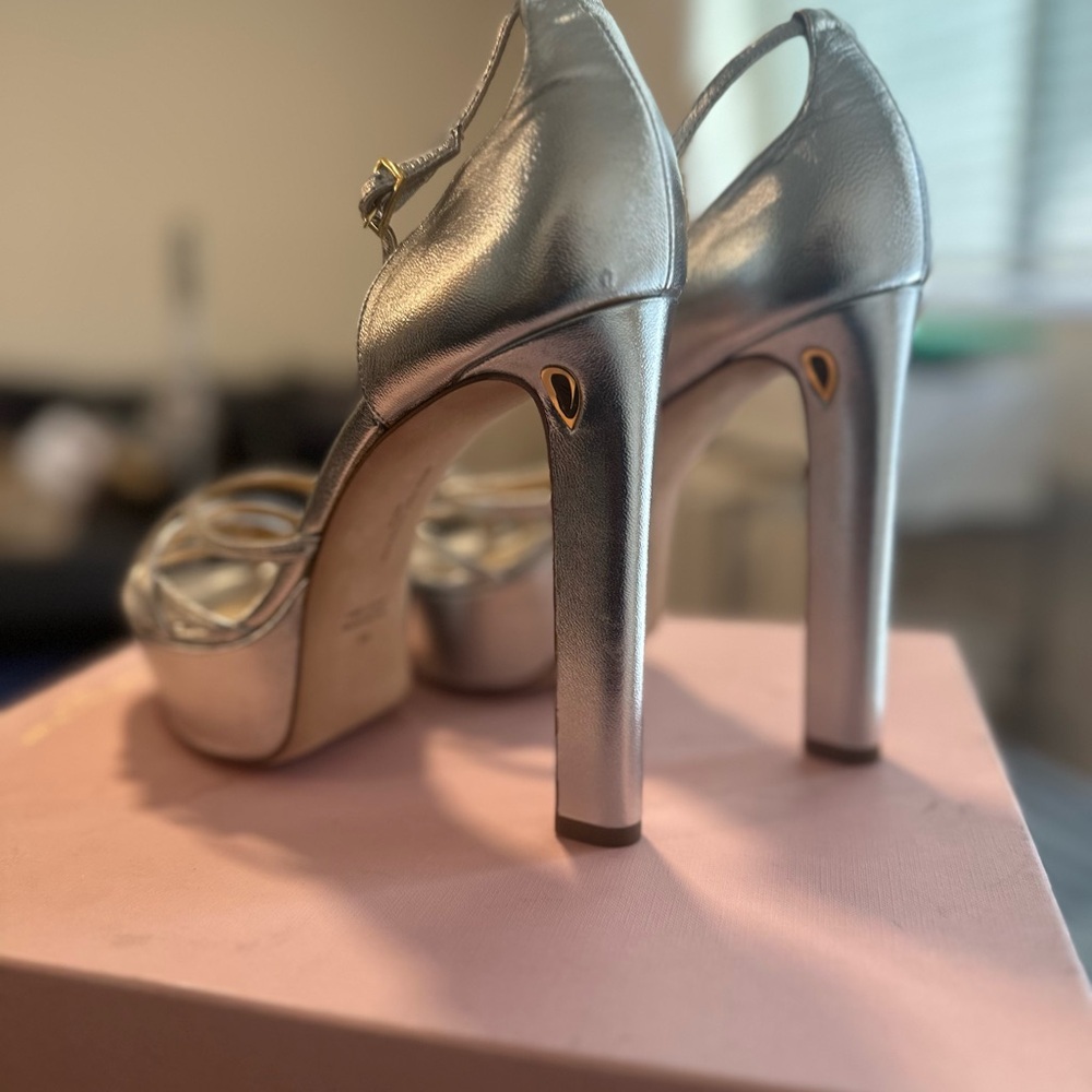 NIB Jennifer Chamandi Roberto platform sandals - Picture 11 of 13